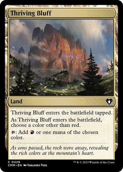 Thriving Bluff (429) (Commander Masters)