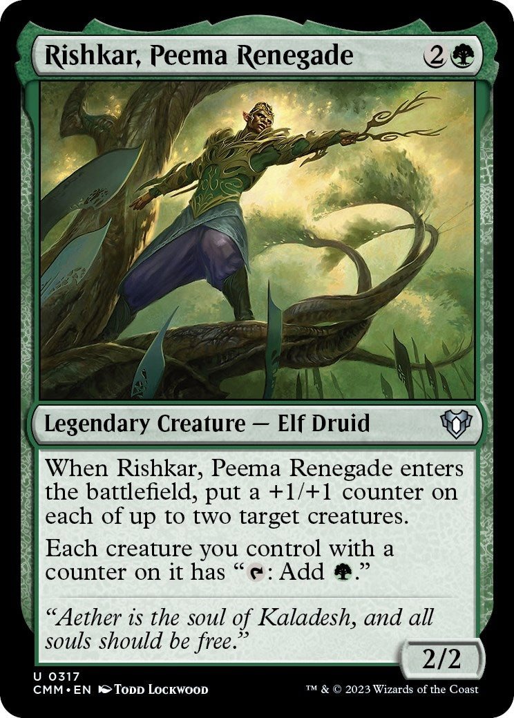 Rishkar, Peema Renegade (317) (Commander Masters)