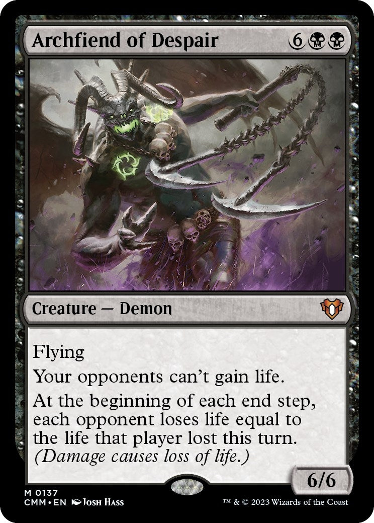 Archfiend of Despair (137) (Commander Masters)