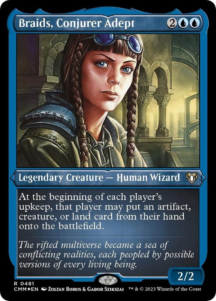 Braids, Conjurer Adept (Foil Etched) (481) (Commander Masters)