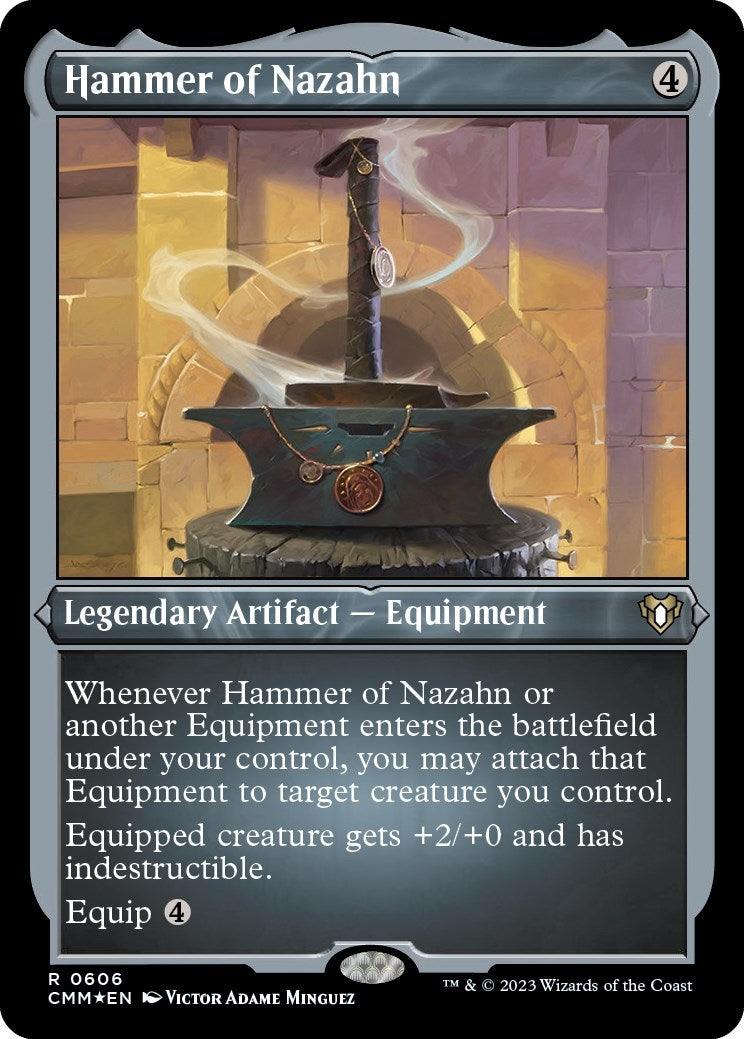 Hammer of Nazahn (Foil Etched) (606) (Commander Masters)