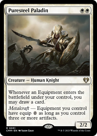 Puresteel Paladin (51) (Commander Masters)
