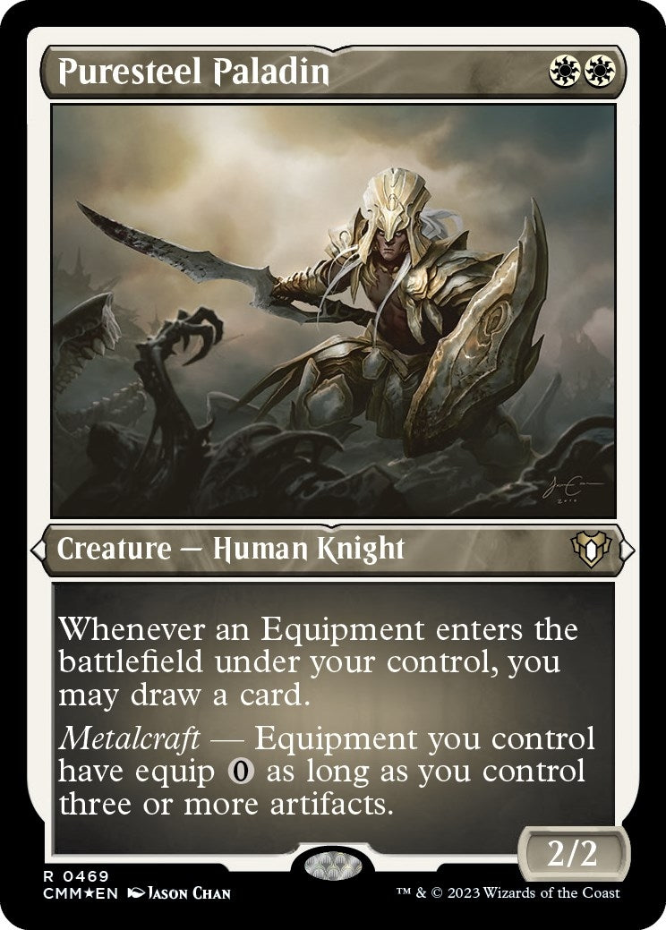 Puresteel Paladin (Foil Etched) (469) (Commander Masters)