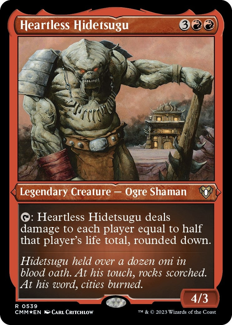 Heartless Hidetsugu (Foil Etched) (539) (Commander Masters)