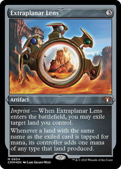 Extraplanar Lens (Foil Etched) (604) (Commander Masters)