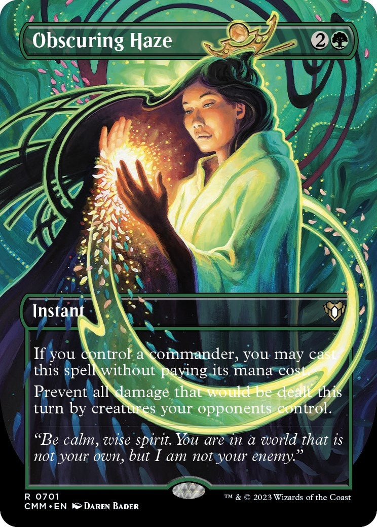 Obscuring Haze (Borderless) (701) (Commander Masters)