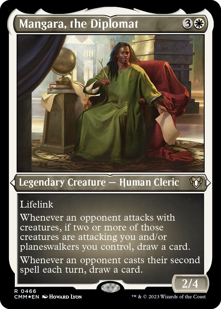 Mangara, the Diplomat (Foil Etched) (466) (Commander Masters)