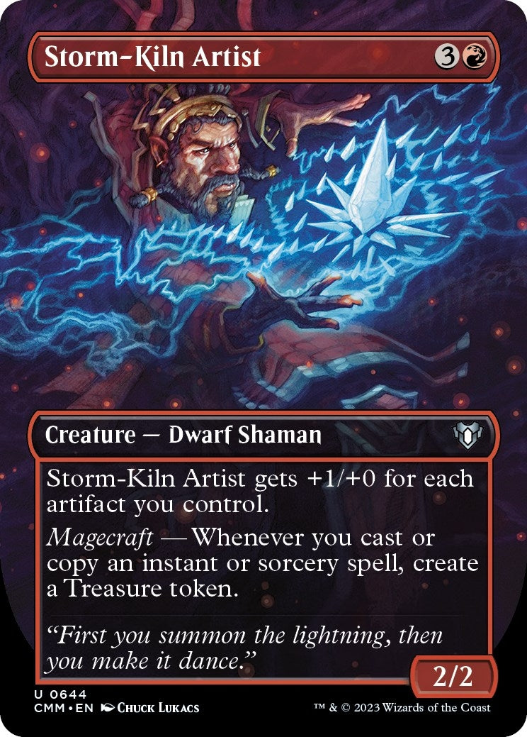 Storm-Kiln Artist (Borderless) (644) (Commander Masters)