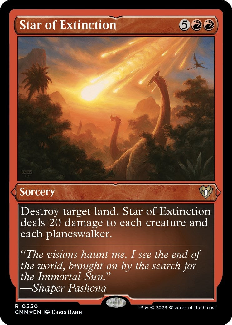 Star of Extinction (Foil Etched) (550) (Commander Masters)