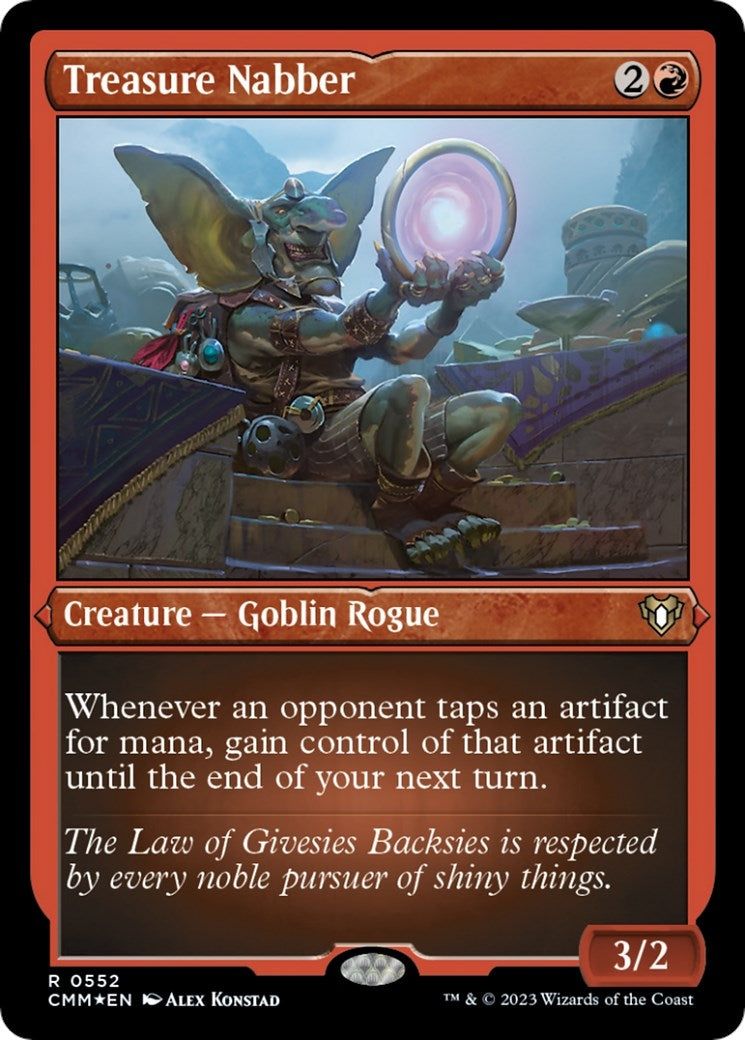 Treasure Nabber (Foil Etched) (552) (Commander Masters)
