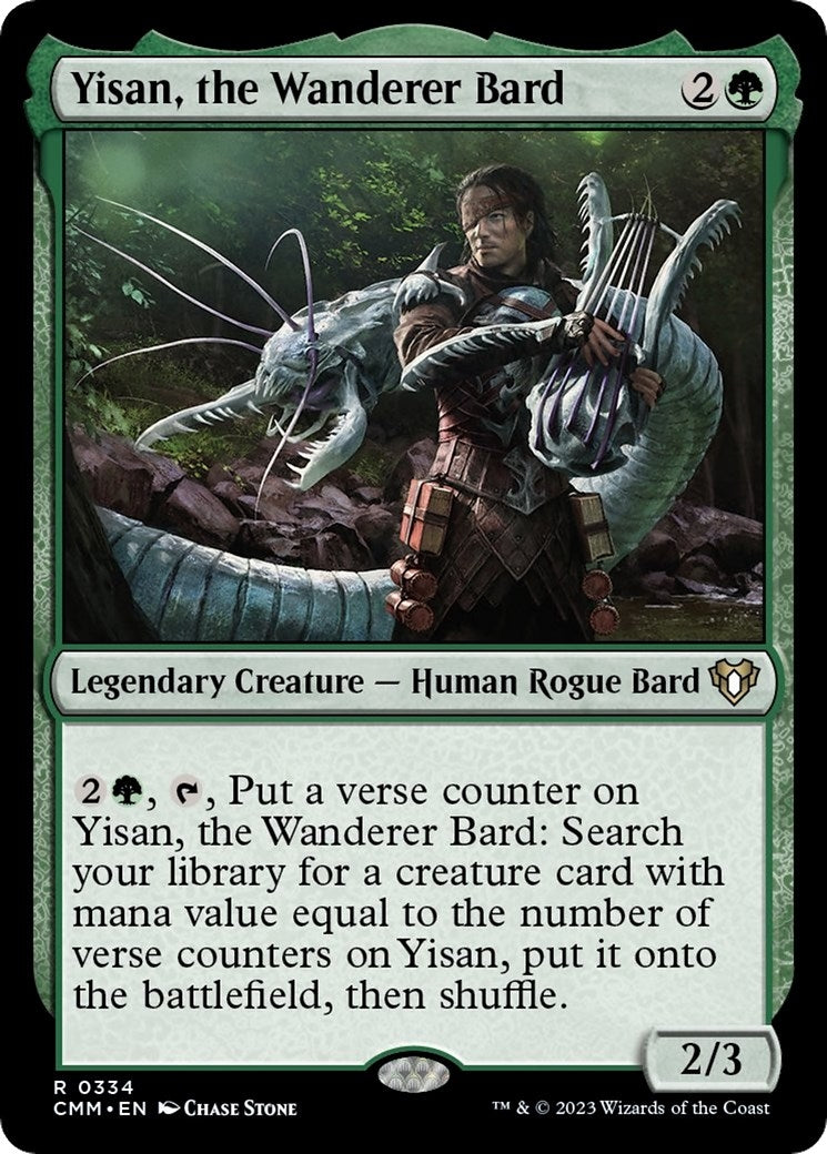 Yisan, the Wanderer Bard (334) (Commander Masters)
