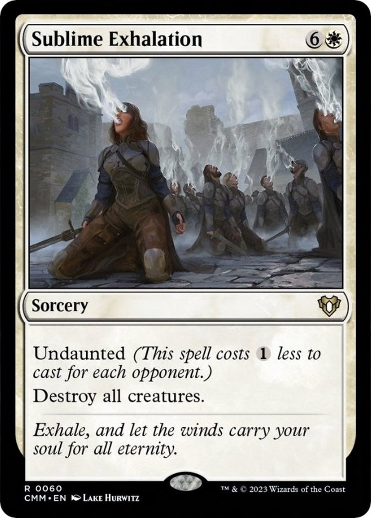 Sublime Exhalation (60) (Commander Masters)