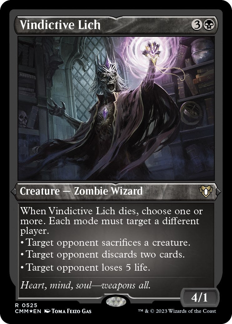 Vindictive Lich (Foil Etched) (525)