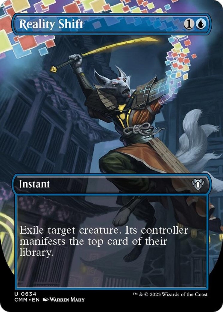 Reality Shift (Borderless) (634) (Commander Masters)