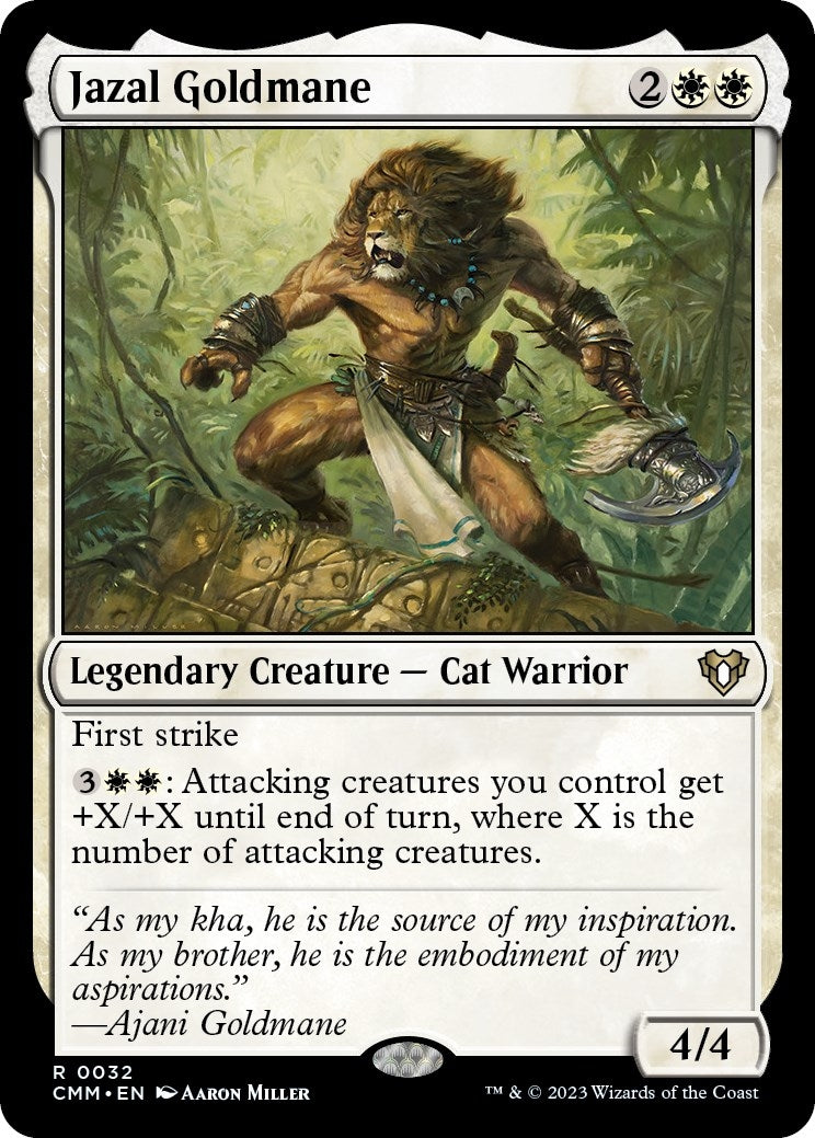 Jazal Goldmane (32) (Commander Masters)