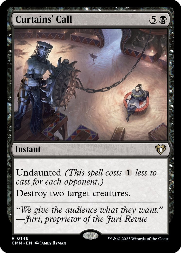 Curtains' Call (146) (Commander Masters)