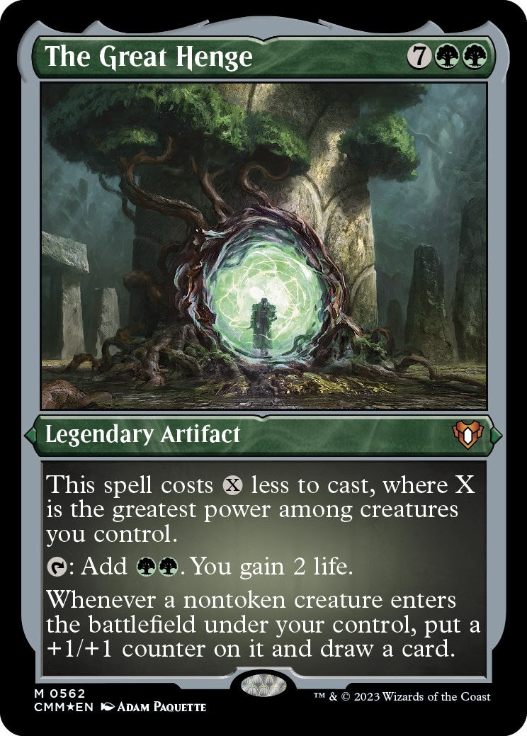 The Great Henge (Foil Etched) (562) (Commander Masters)
