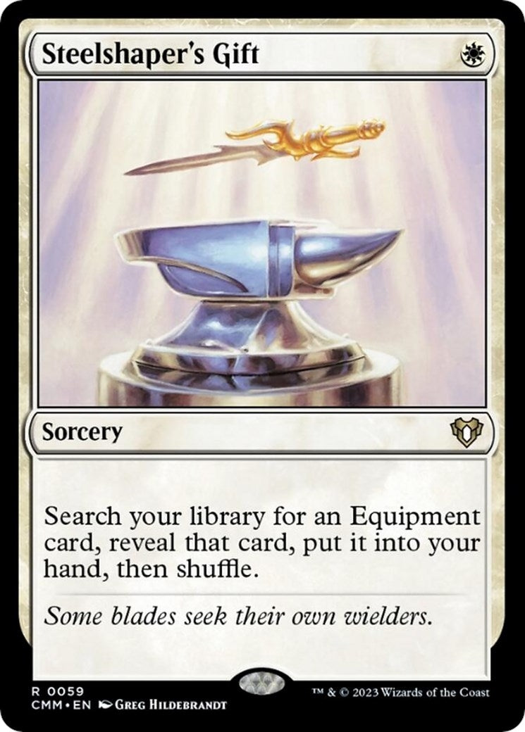Steelshaper's Gift (59) (Commander Masters)