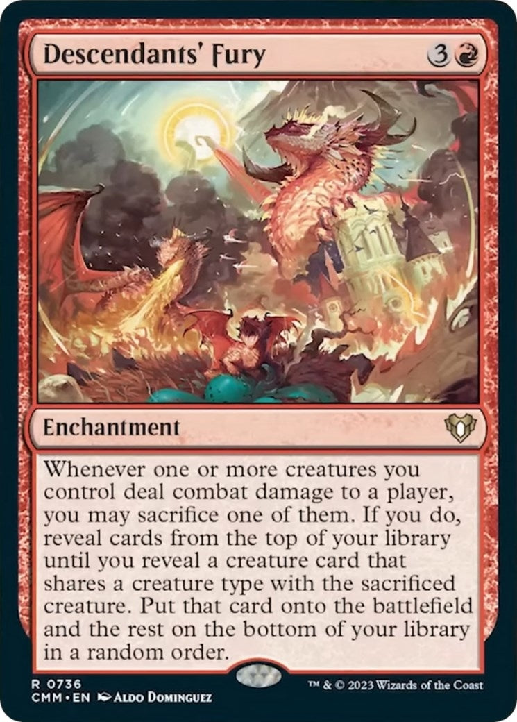 Descendants' Fury (736) (Commander Masters)