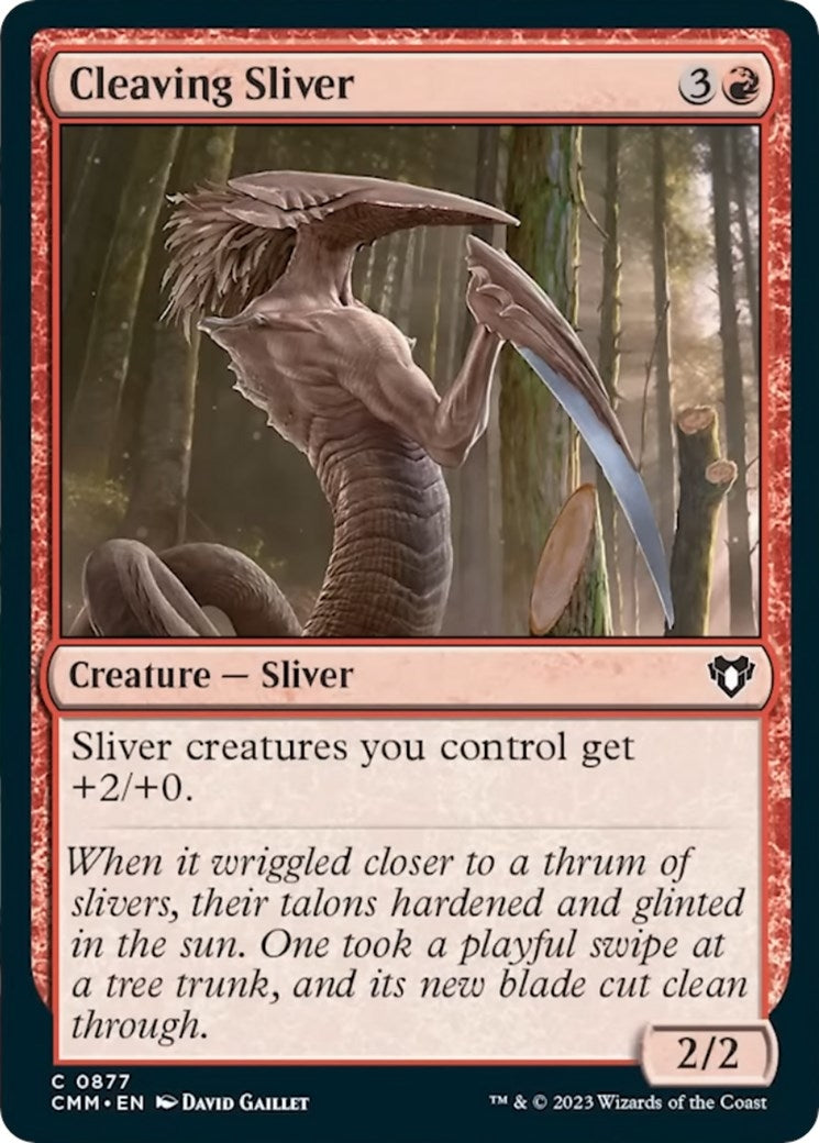 Image for Cleaving Sliver (877) (Commander Masters) - Magic: The Gathering
