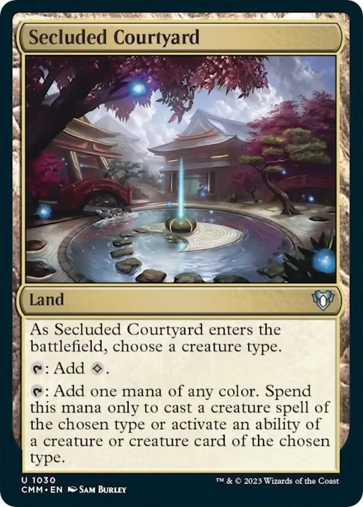 Secluded Courtyard (1030) (Commander Masters)