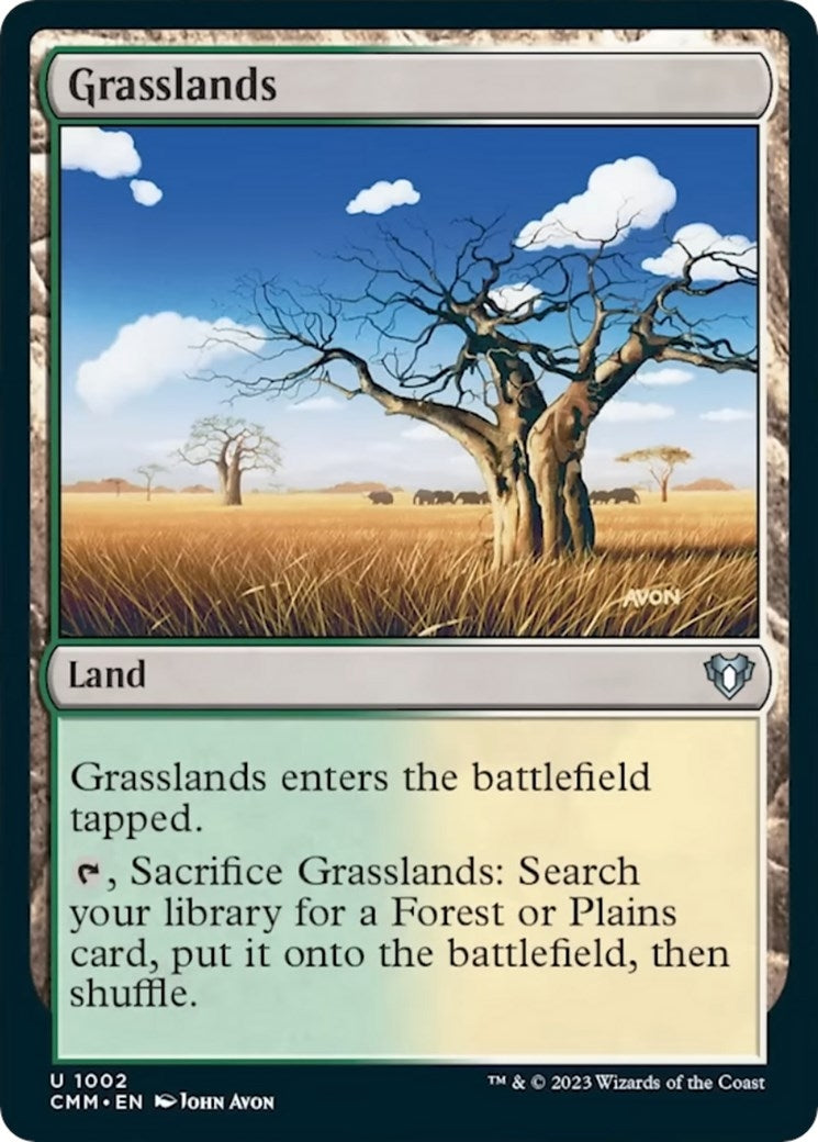 Grasslands (1002) (Commander Masters)