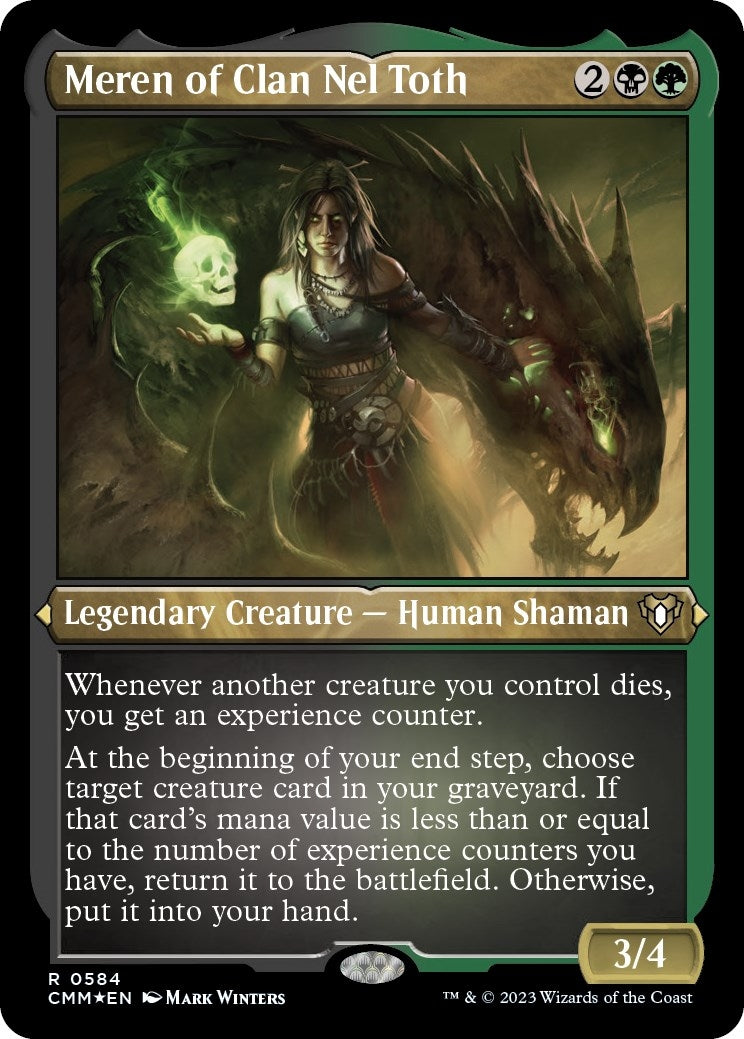 Meren of Clan Nel Toth (Foil Etched) (584) (Commander Masters)