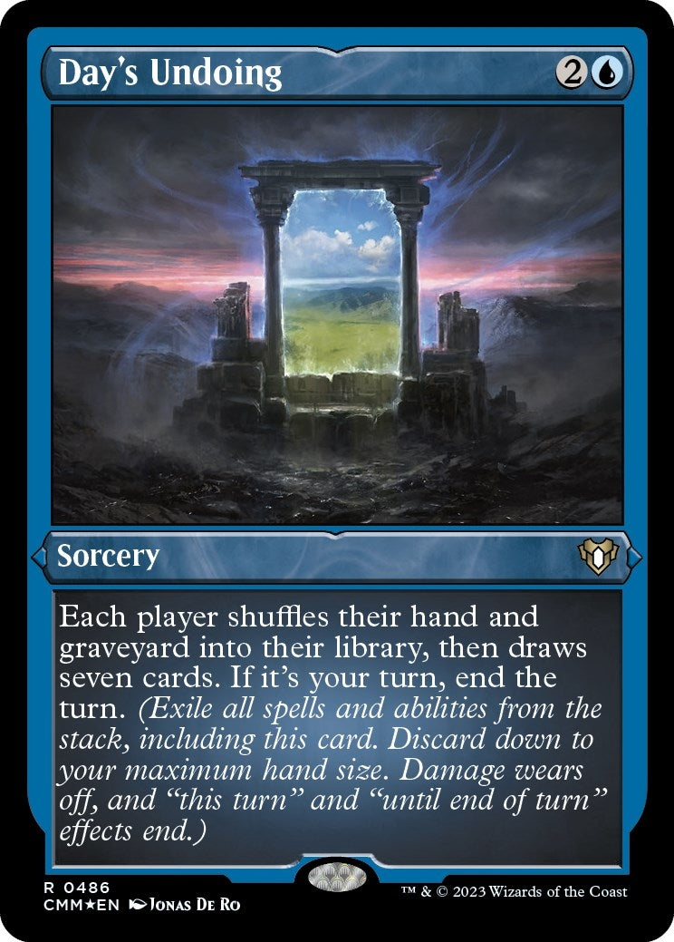 Day's Undoing (Foil Etched) (486) (Commander Masters)