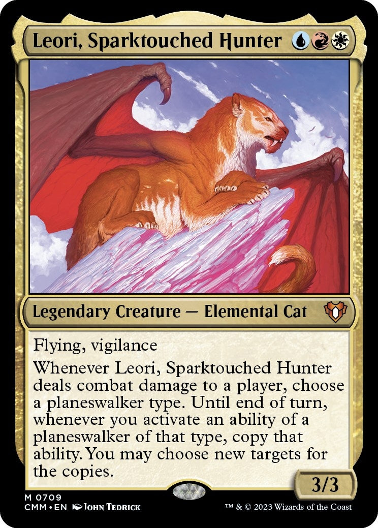 Leori, Sparktouched Hunter (709) (Commander Masters)