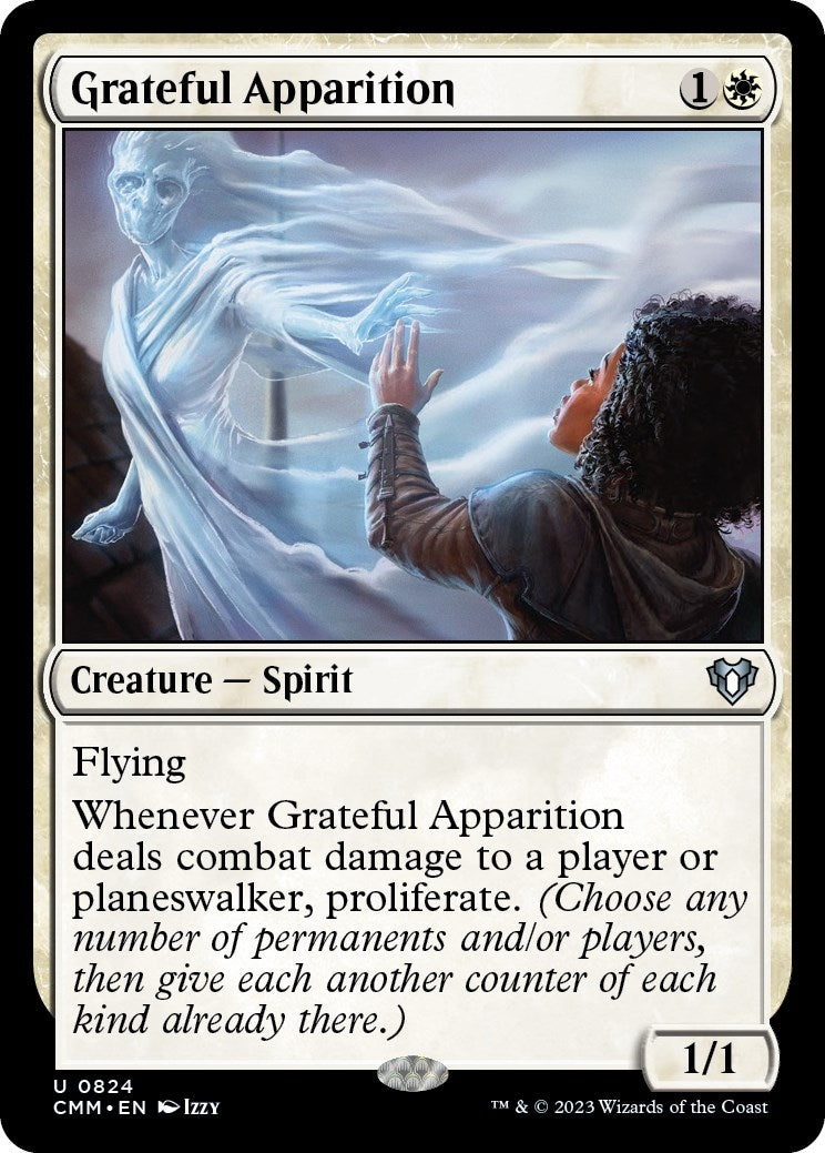 Grateful Apparition (824) (Commander Masters)