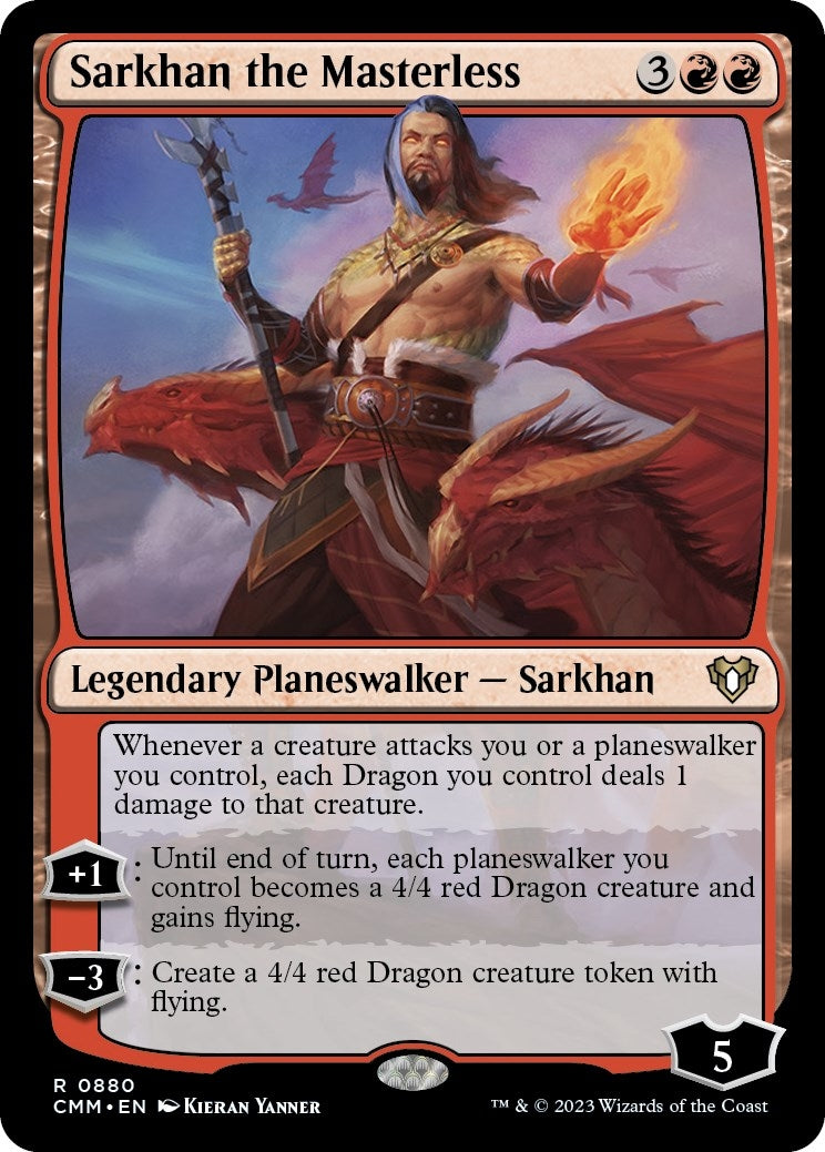 Sarkhan the Masterless (880) (Commander Masters)