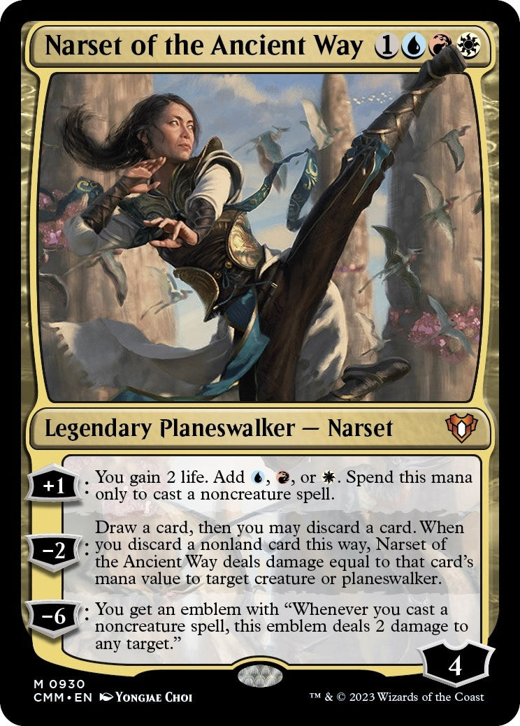 Narset of the Ancient Way (930) (Commander Masters)