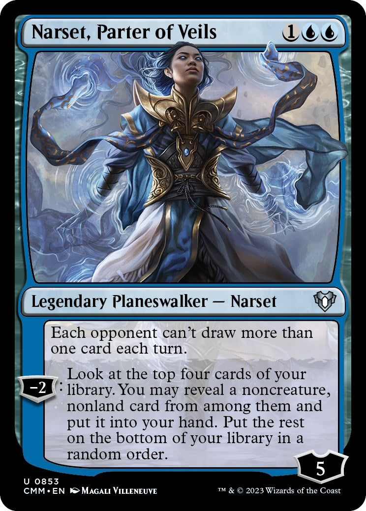 Narset, Parter of Veils (853) (Commander Masters)