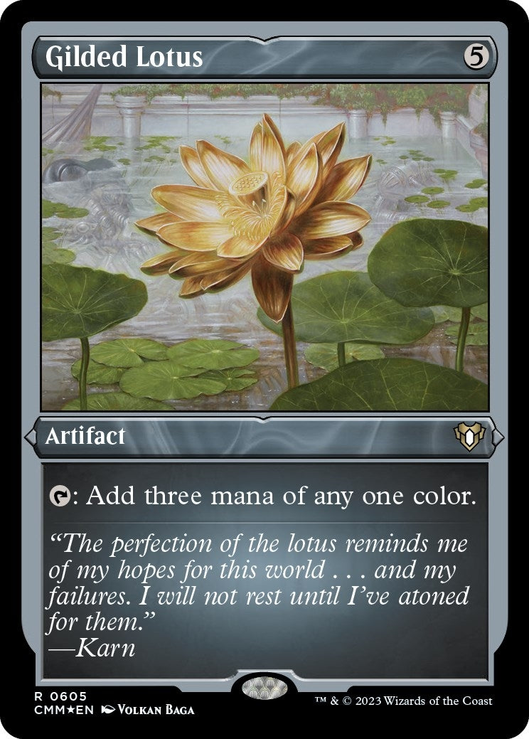 Gilded Lotus (Foil Etched) (605) (Commander Masters)