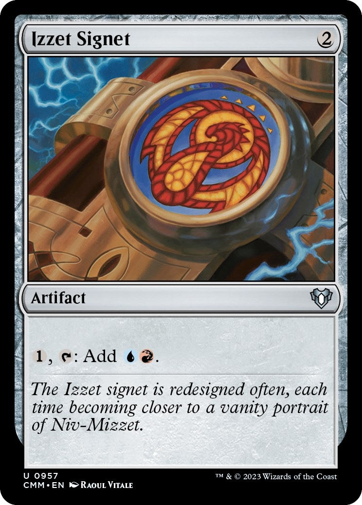 Izzet Signet (957) (Commander Masters)