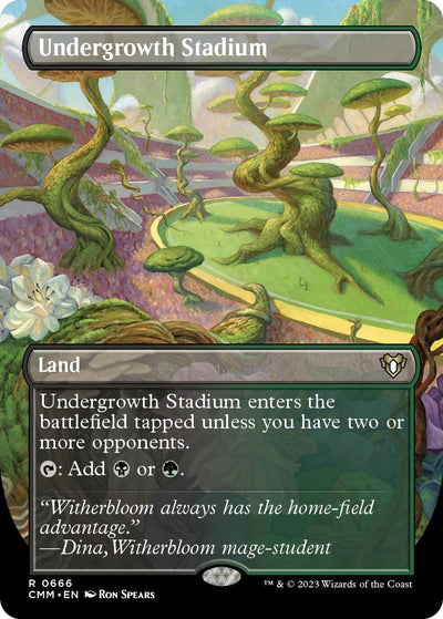 Undergrowth Stadium (Borderless) (666) (Commander Masters)
