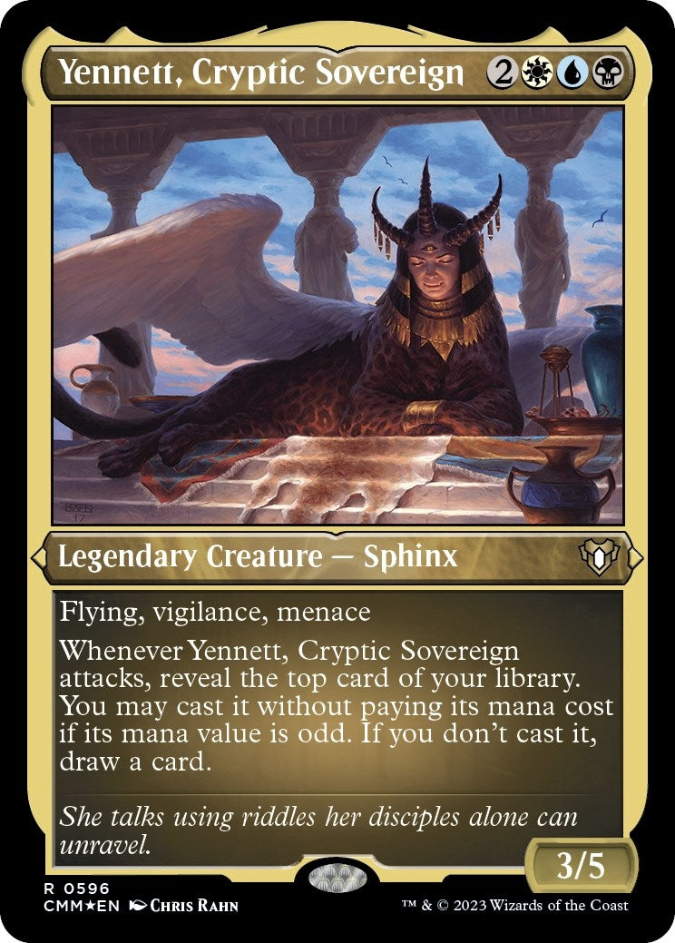 Yennett, Cryptic Sovereign (Foil Etched) (596)