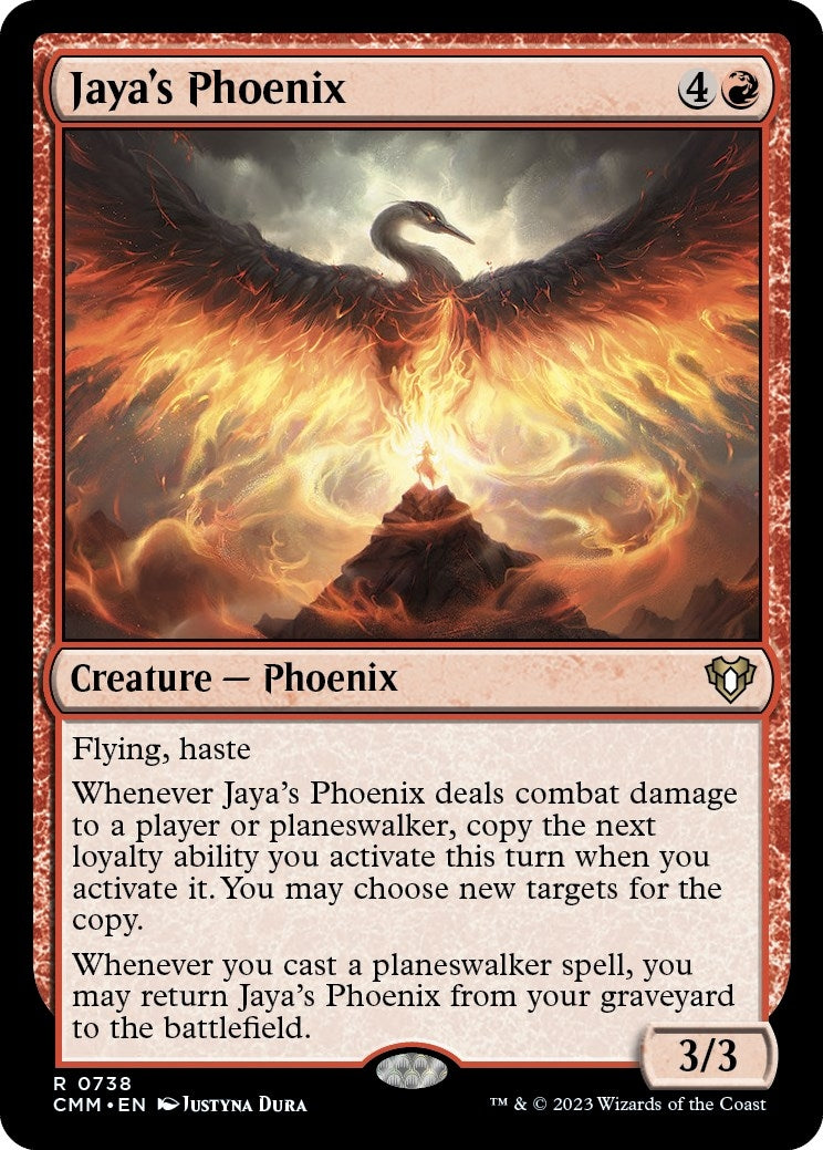 Jaya's Phoenix (738) (Commander Masters)
