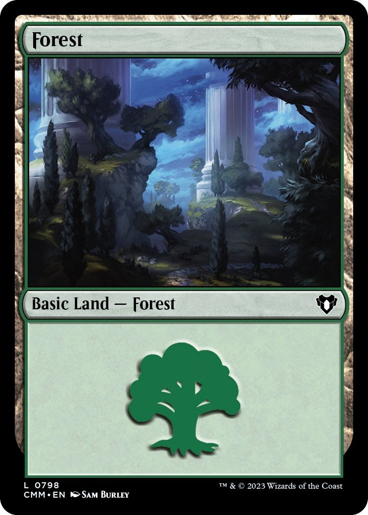 Forest (0798) (798) (Commander Masters)