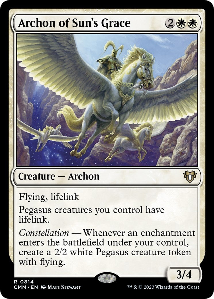 Archon of Sun's Grace (814) (Commander Masters)