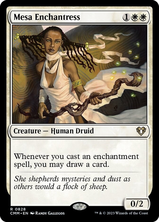 Mesa Enchantress (828) (Commander Masters)