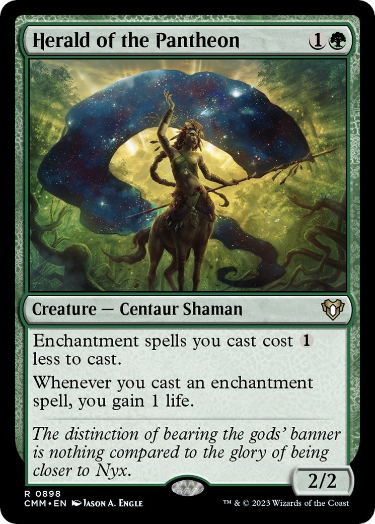Herald of the Pantheon (898) (Commander Masters)