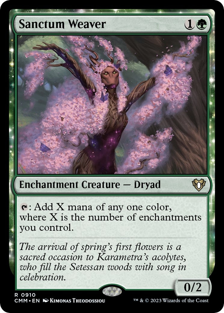 Sanctum Weaver (910) (Commander Masters)