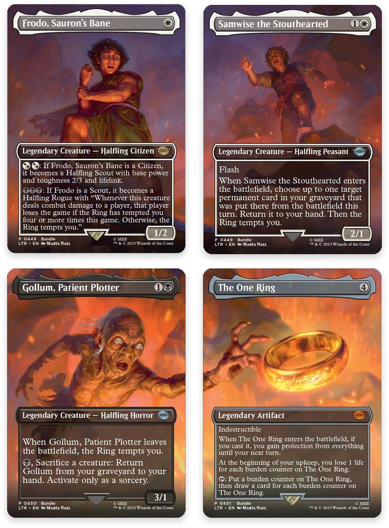 Mount Doom Scene [Set of 4] (448-451) (Universes Beyond: The Lord of the Rings: Tales of Middle-earth)