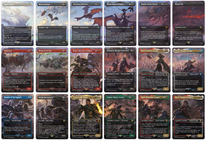 Battle of the Pelennor Fields Scene [Set of 18] (420-437) (Universes Beyond: The Lord of the Rings: Tales of Middle-earth)