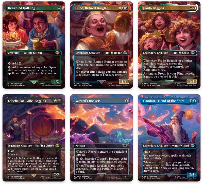 Bilbo's Birthday Party Scene [Set of 6] (399-404) (Universes Beyond: The Lord of the Rings: Tales of Middle-earth)