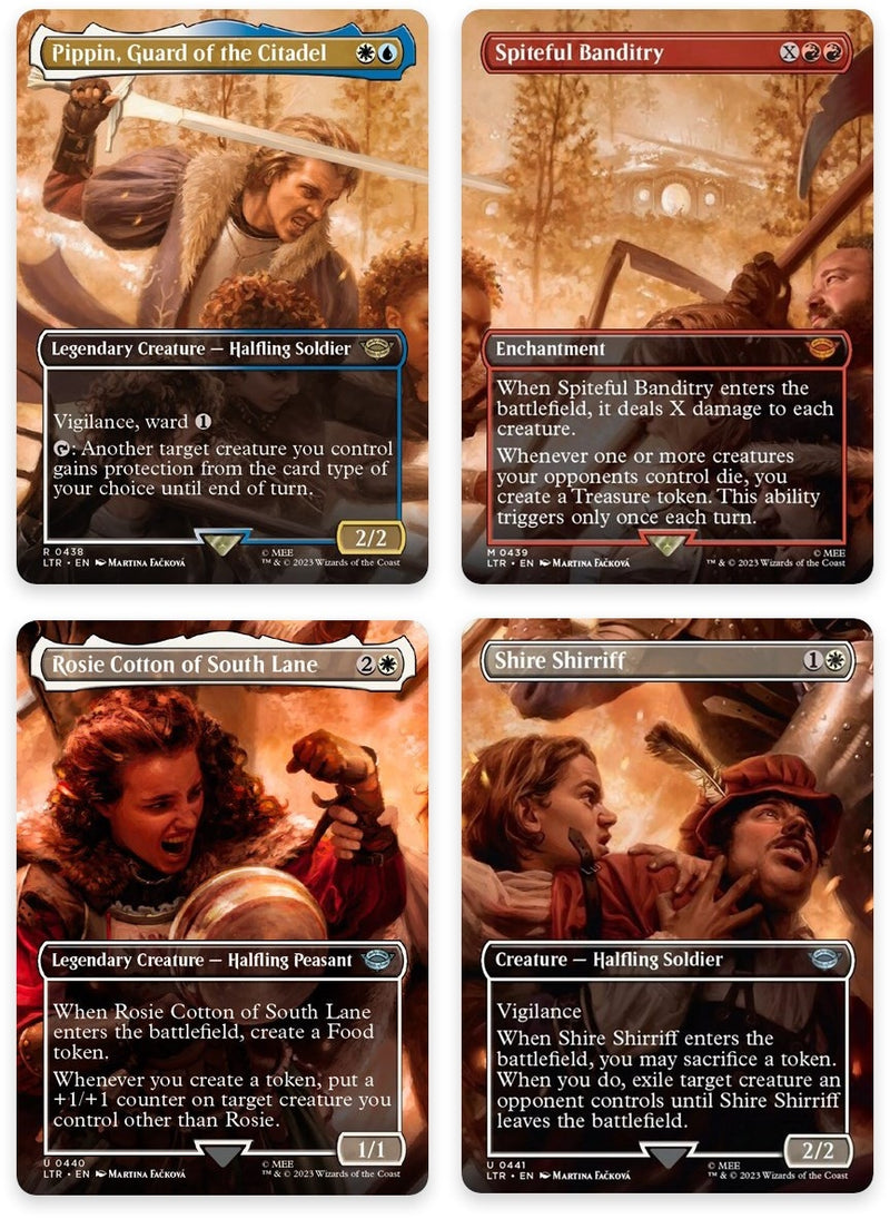 The Scouring of the Shire Scene [Set of 4] (438-441) (Universes Beyond: The Lord of the Rings: Tales of Middle-earth)
