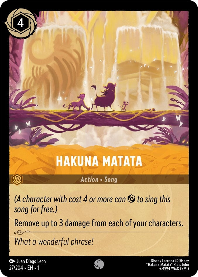 Hakuna Matata (27/204) (The First Chapter)