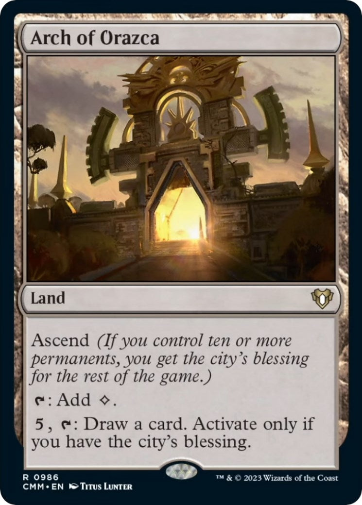 Arch of Orazca (986) (Commander Masters)