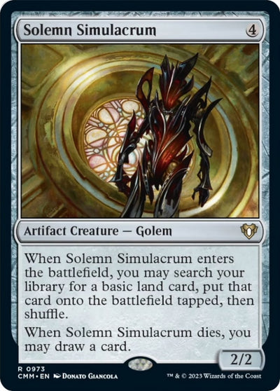 Solemn Simulacrum (973) (Commander Masters)